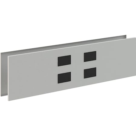 Global Industrial Base & Cover Raceway, 6959DP Series, 30 in W 695917DP